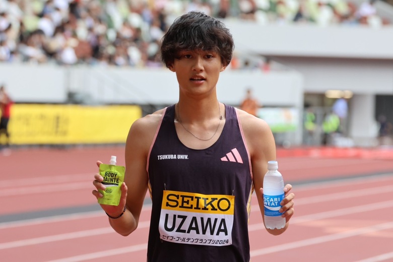 【セイコーGGP】男子200m:鵜澤飛羽(筑波大)が飯塚翔太(ミズノ)との勝負を制す