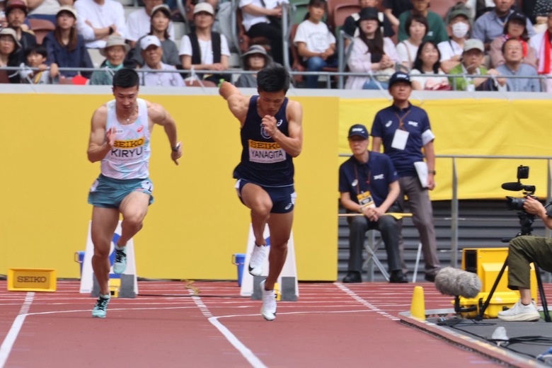 【セイコーGGP】男子 100m Final:栁田 大輝(東洋大)が10.06(+1.1)で優勝